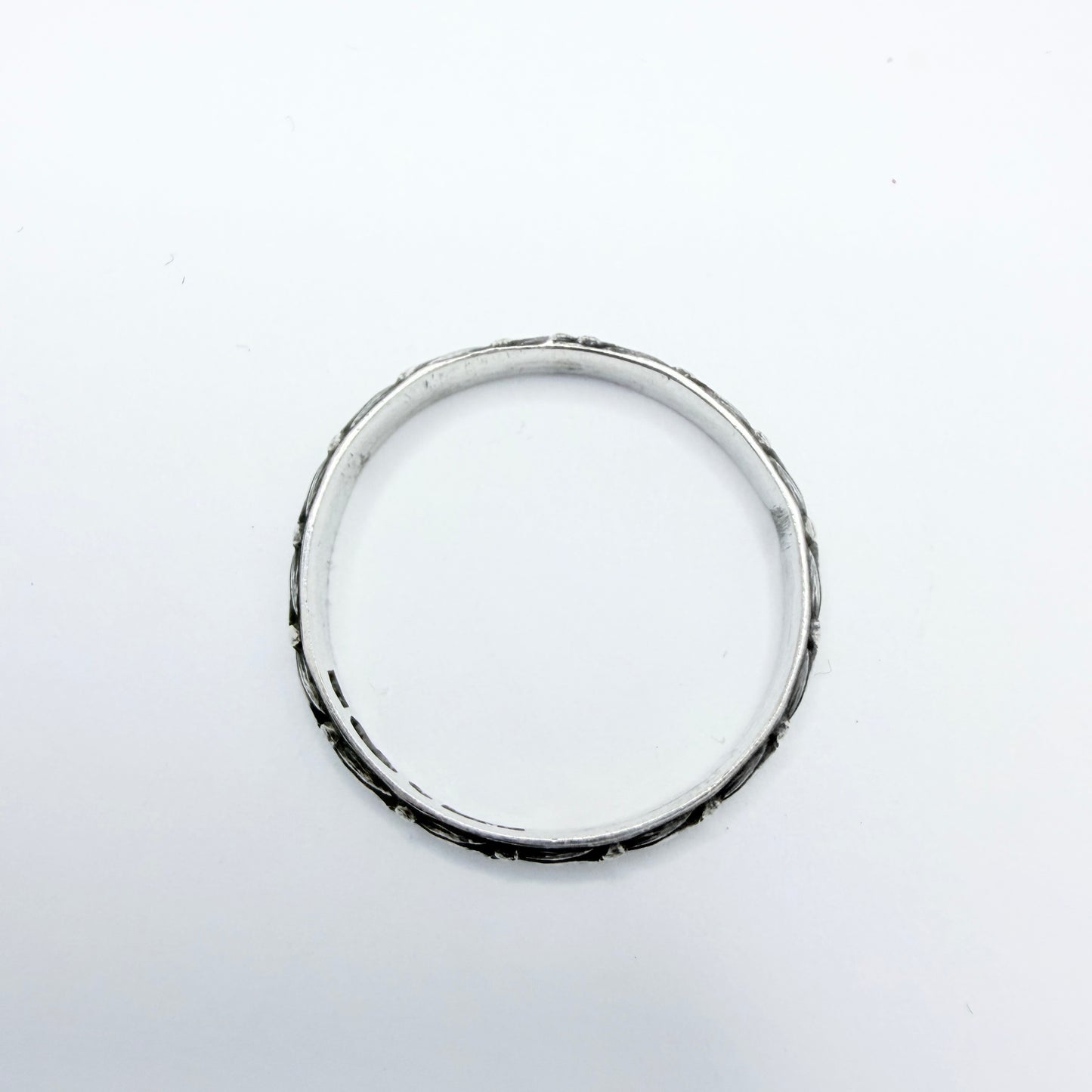 Ekström & Blohm, Sweden 1935. Vintage Solid Silver Band Ring