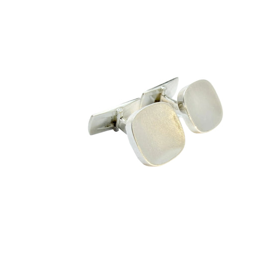 Arvo Saarela, Sweden 1963. Vintage Sterling Silver Cufflinks.