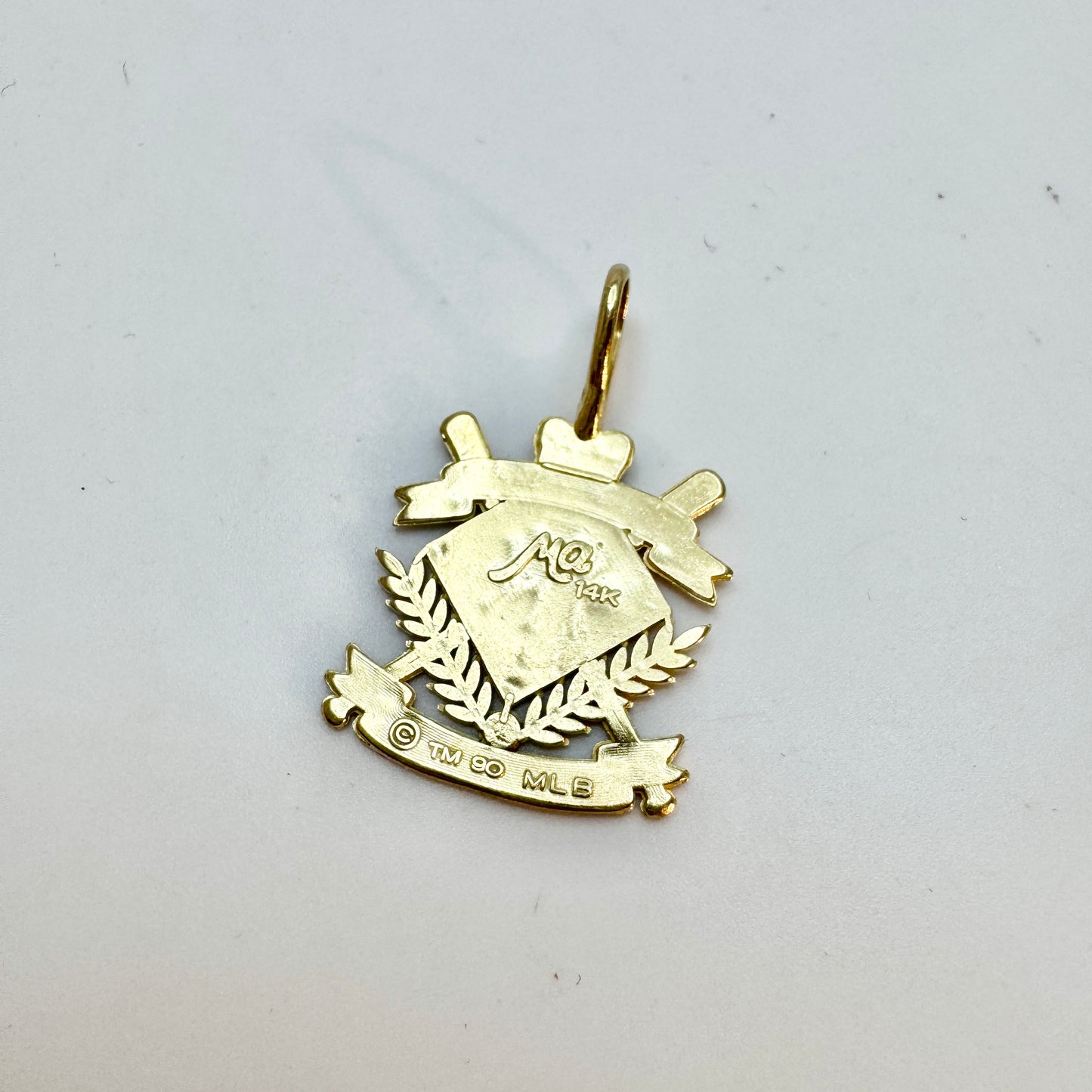 Vintage 14k Gold. Official New York Yankees Pendant.