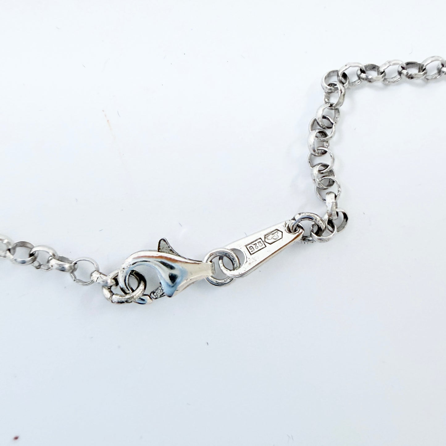 Tapio Wirkkala for Kultakeskus Finland. Vintage Sterling Silver Pendant Necklace. Design Silver Moon.