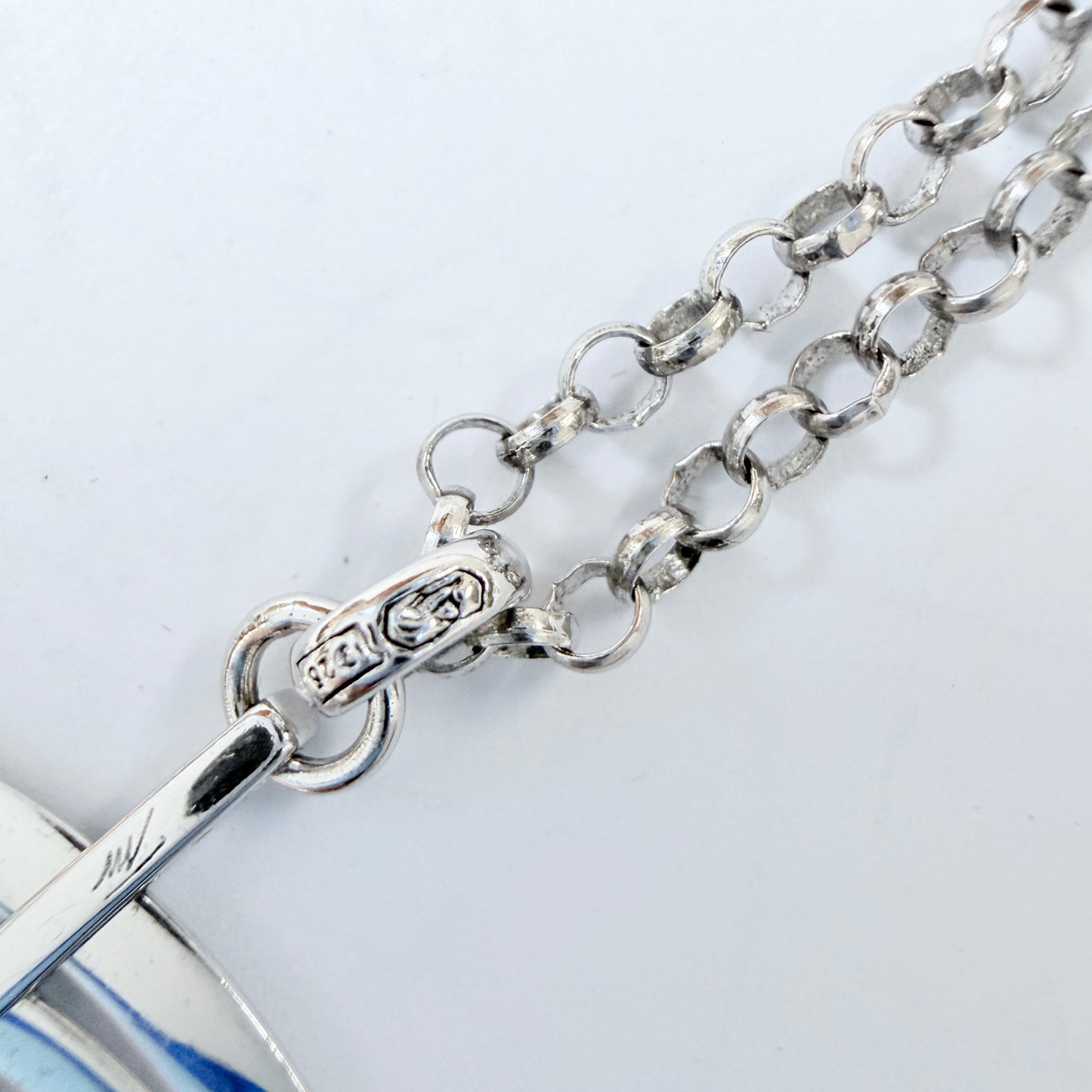 Tapio Wirkkala for Kultakeskus Finland. Vintage Sterling Silver Pendant Necklace. Design Silver Moon.