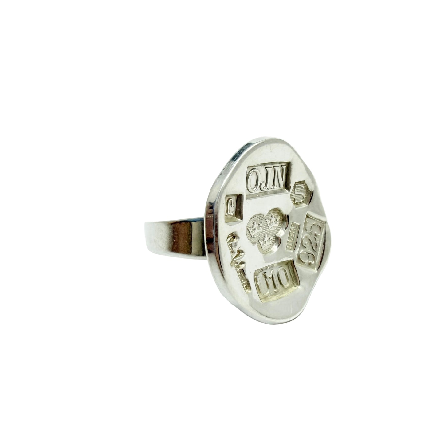 Owe Johansson, Sweden 1994. Vintage Sterling Silver Hallmark Ring