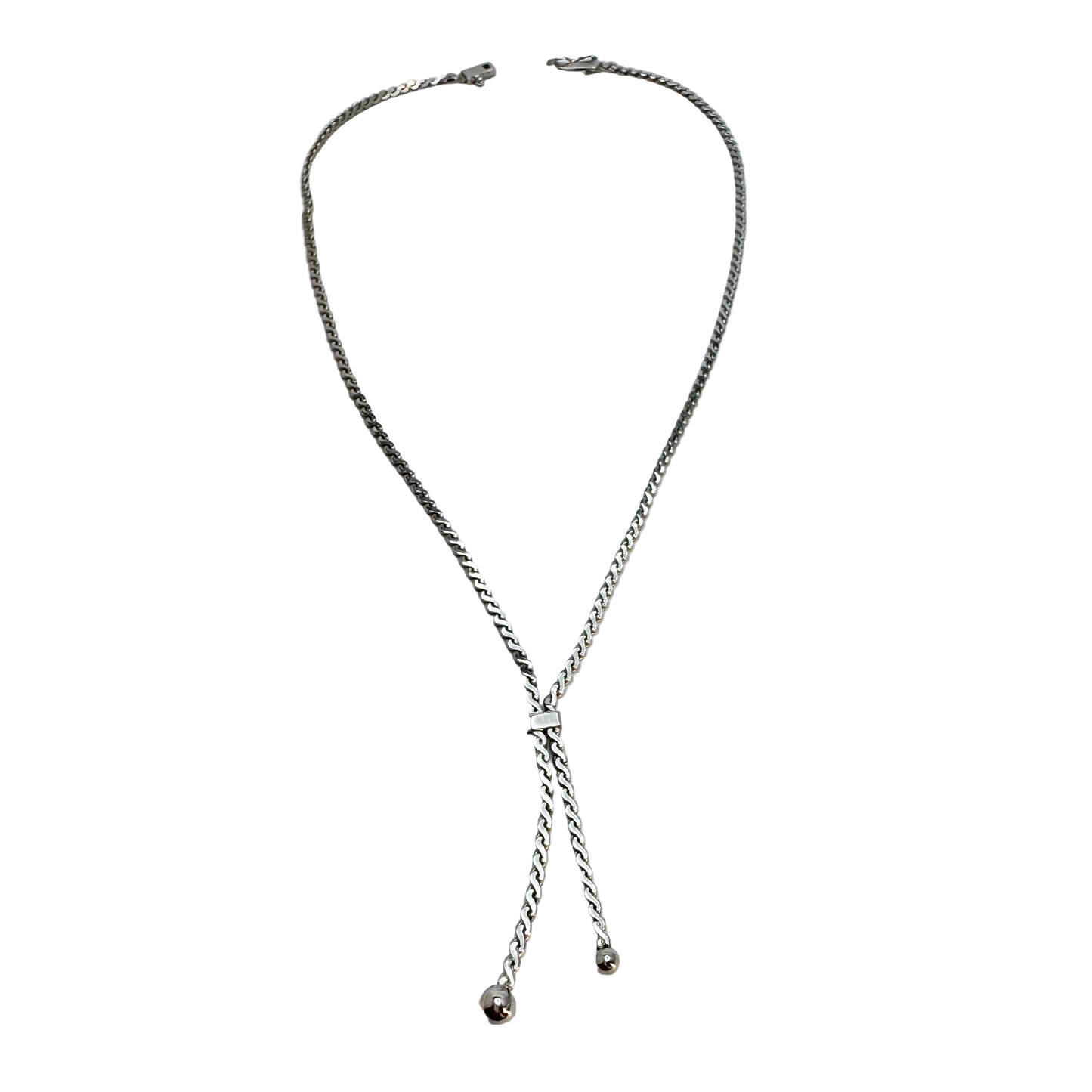 Vintage Sterling Silver Necklace. Prob Italy.