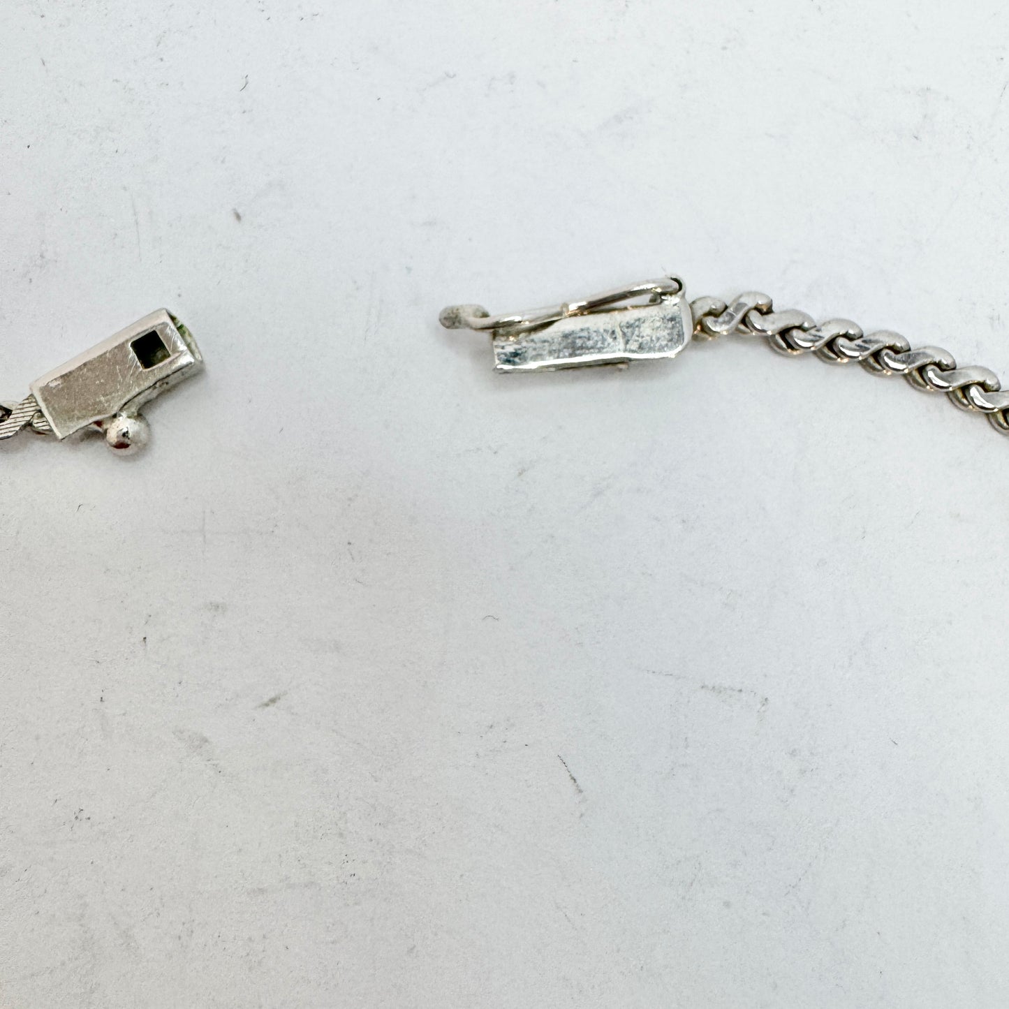 Vintage Sterling Silver Necklace. Prob Italy.