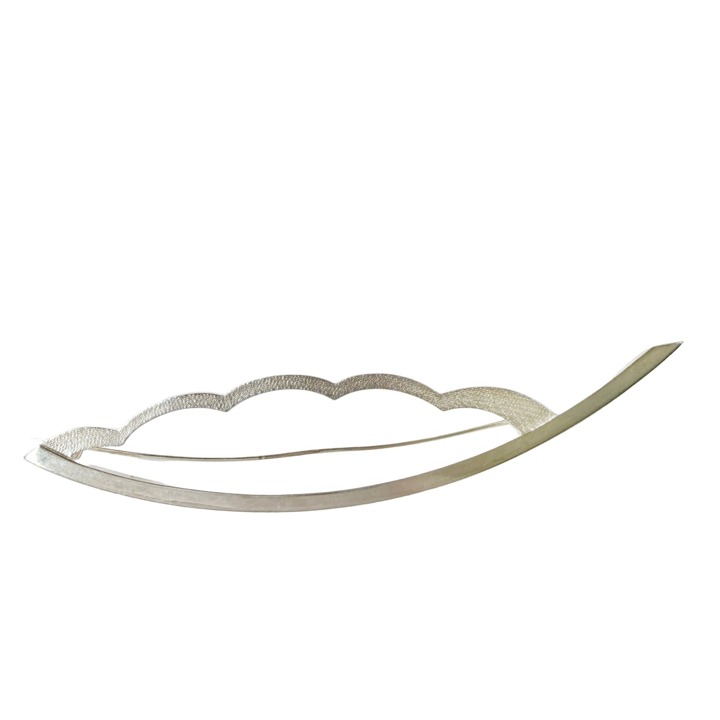 Jussi Jyvälahti, Finland 1989. Large Vintage Sterling Silver Brooch.
