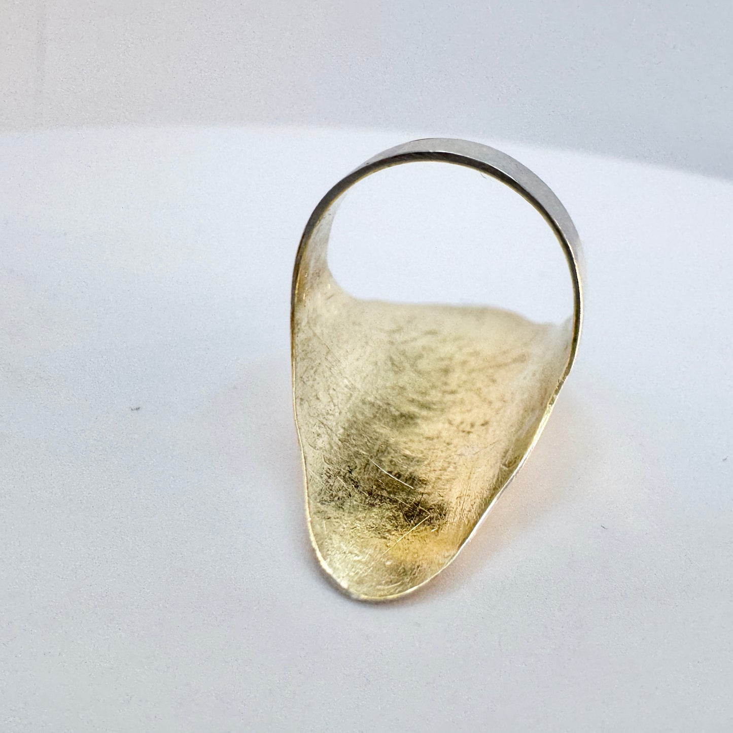 Sweden early 1800s. Georgian Solid Silver Thimble Ring