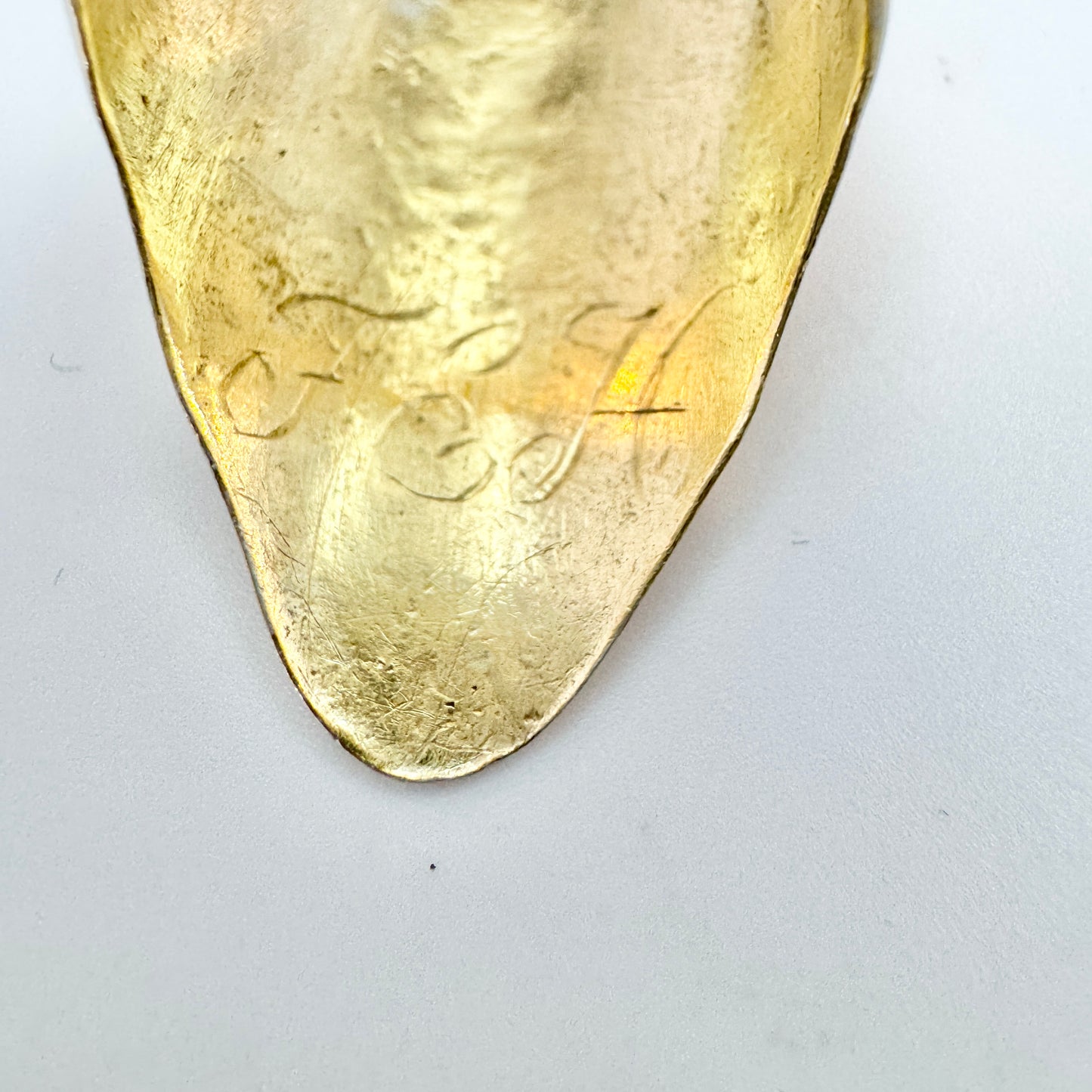 Sweden early 1800s. Georgian Solid Silver Thimble Ring