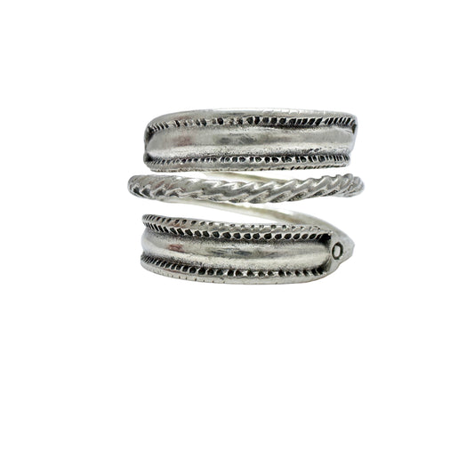 Bengt Hallberg, Sweden. Vintage Sterling Silver Viking Copy Ring.