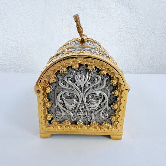 Erhard & Söhne, Germany. Art Nouveau Jugendstil Jewelry Box Casket