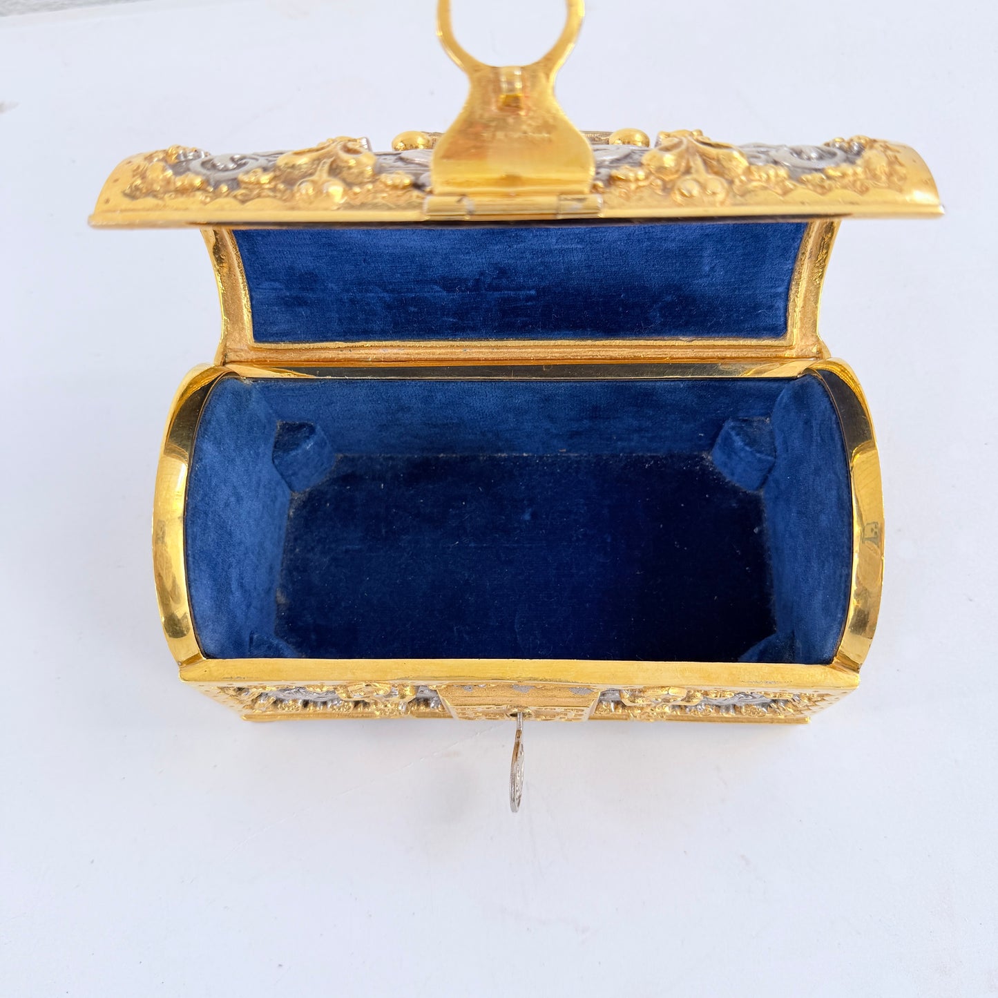 Erhard & Söhne, Germany. Art Nouveau Jugendstil Jewelry Box Casket
