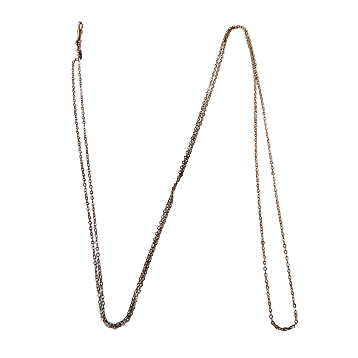Antique Gold Doublé Longuard Chain.