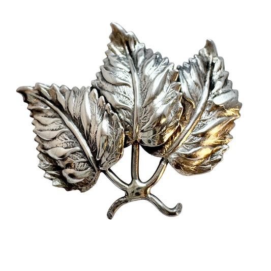 Pinco, Sweden 1954. Vintage Solid SIlver Brooch.