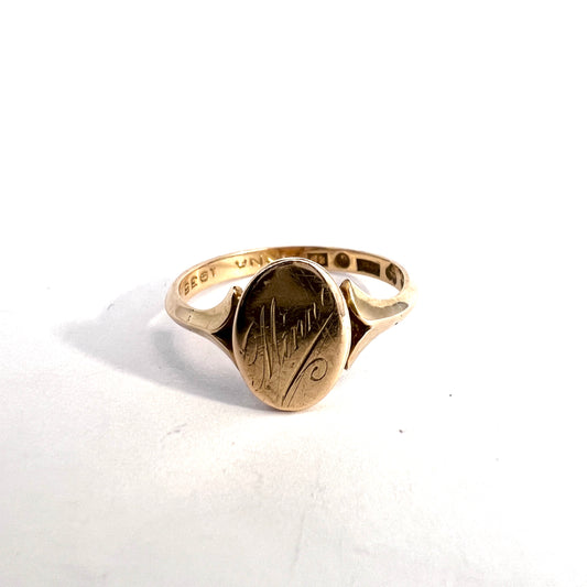 A. Hildebrand, Sweden 1955. Vintage 18k Gold Memory Ring.