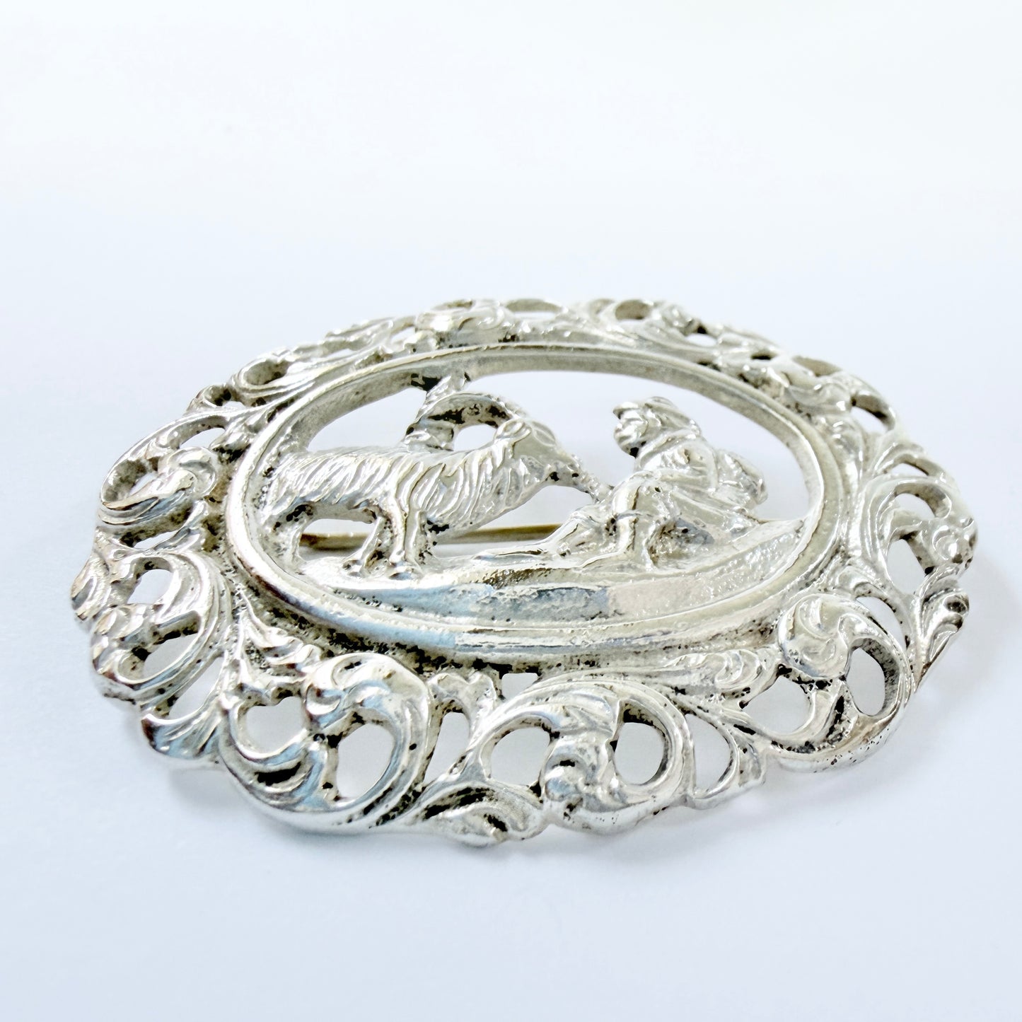 H. C. Østrem, Norway early 1900s. Solid Silver Brooch.