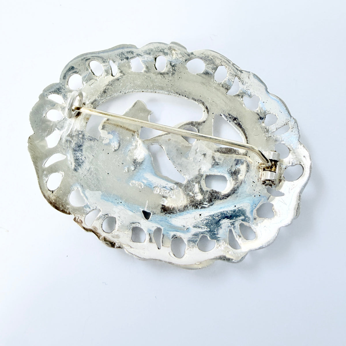 H. C. Østrem, Norway early 1900s. Solid Silver Brooch.