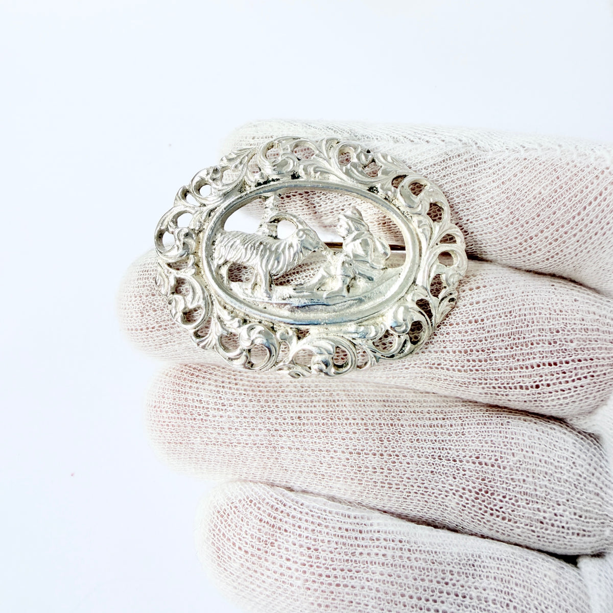 H. C. Østrem, Norway early 1900s. Solid Silver Brooch.