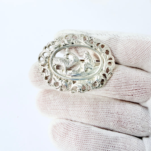 H. C. Østrem, Norway early 1900s. Solid Silver Brooch.