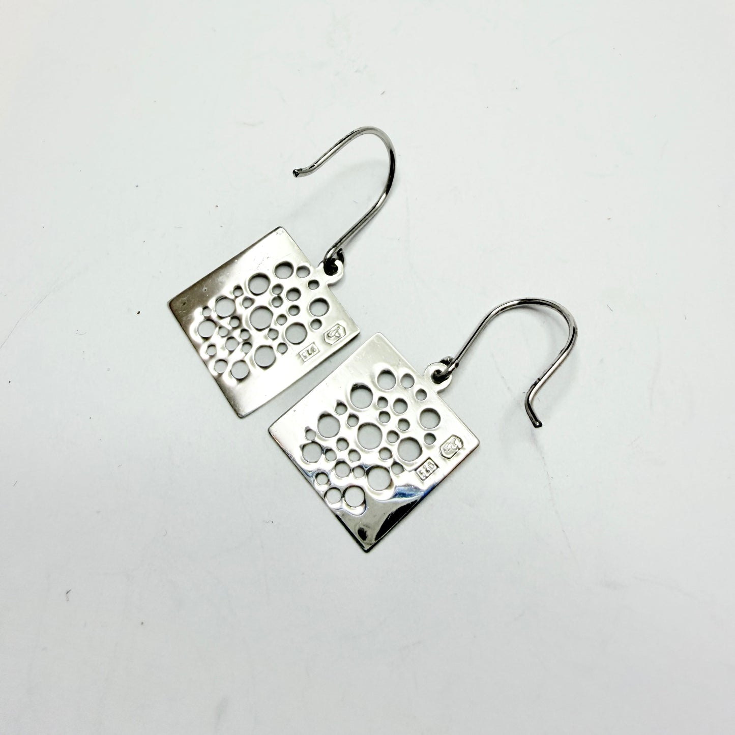 Liisa Vitali for Kultakeskus, Finland Vintage Sterling Silver Earrings