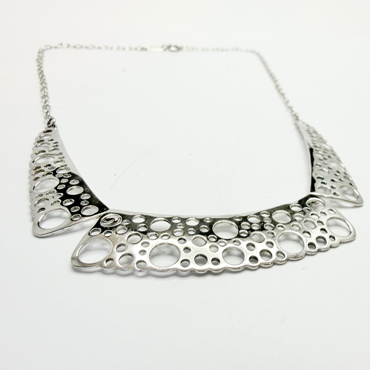 Liisa Vitali for Kultakeskus, Finland Vintage Sterling Silver Necklace
