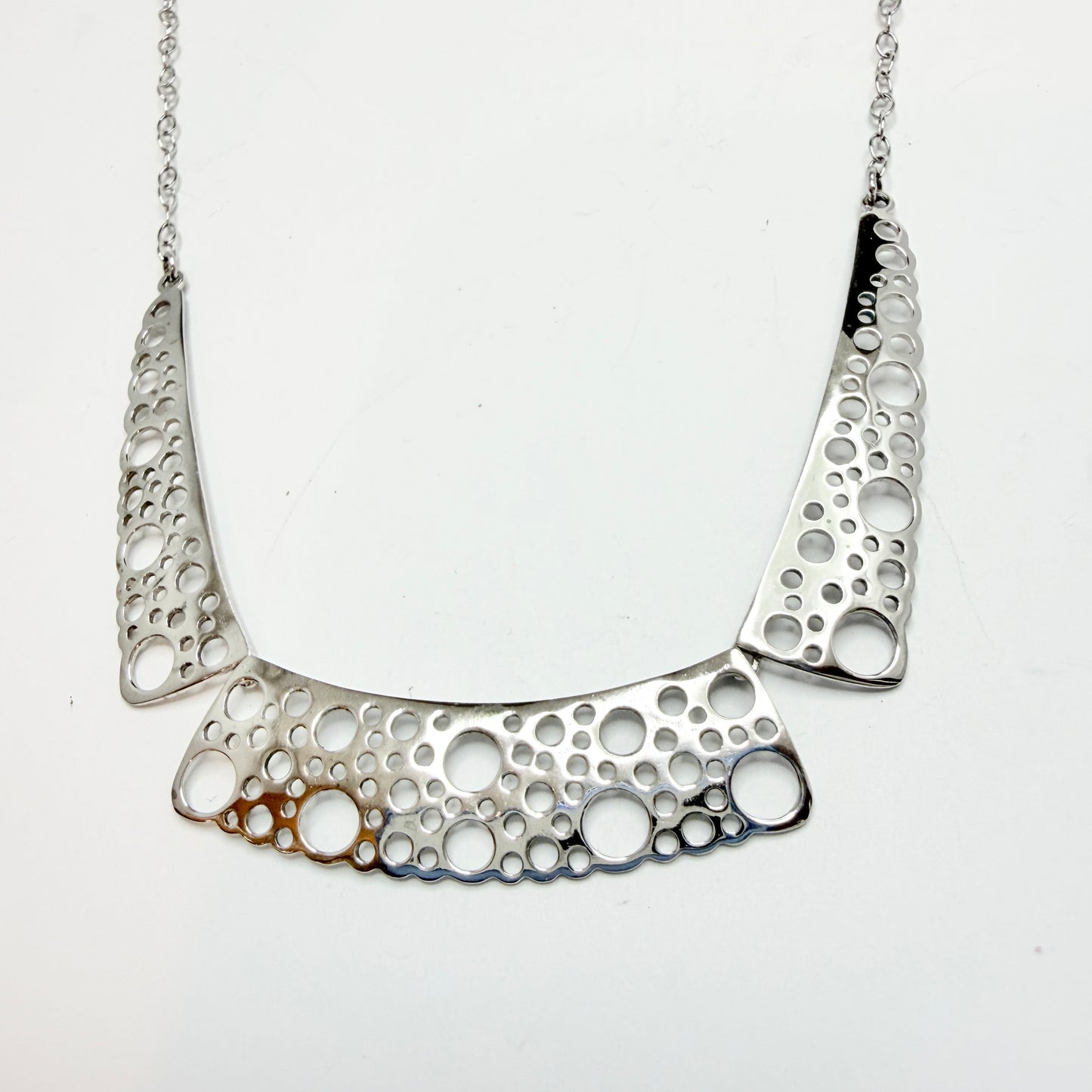 Liisa Vitali for Kultakeskus, Finland Vintage Sterling Silver Necklace