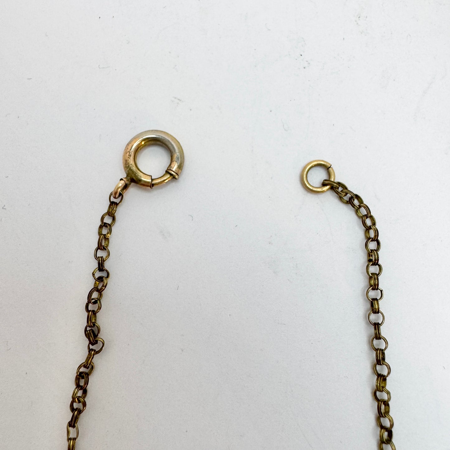 Two Vintage c 1940-50s Costume Jewelry Necklaces.