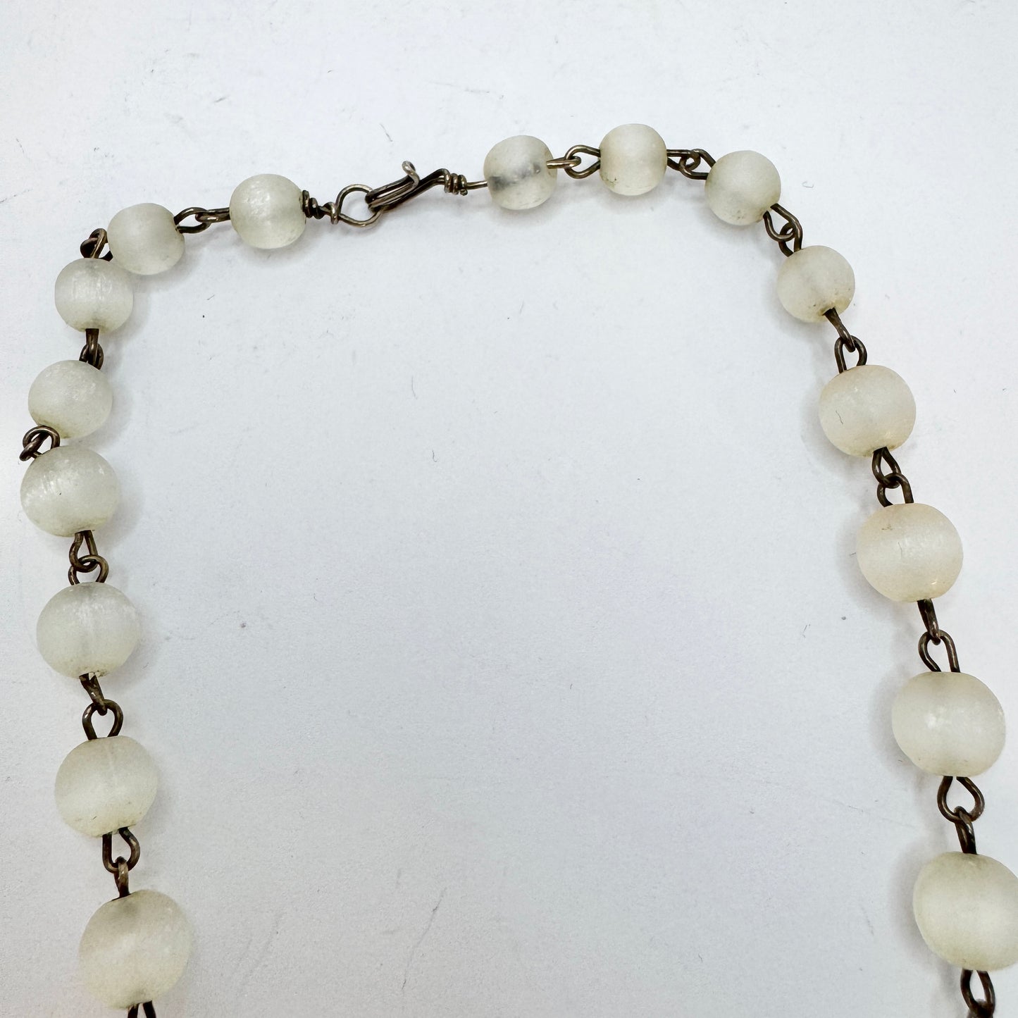 Two Vintage c 1940-50s Costume Jewelry Necklaces.