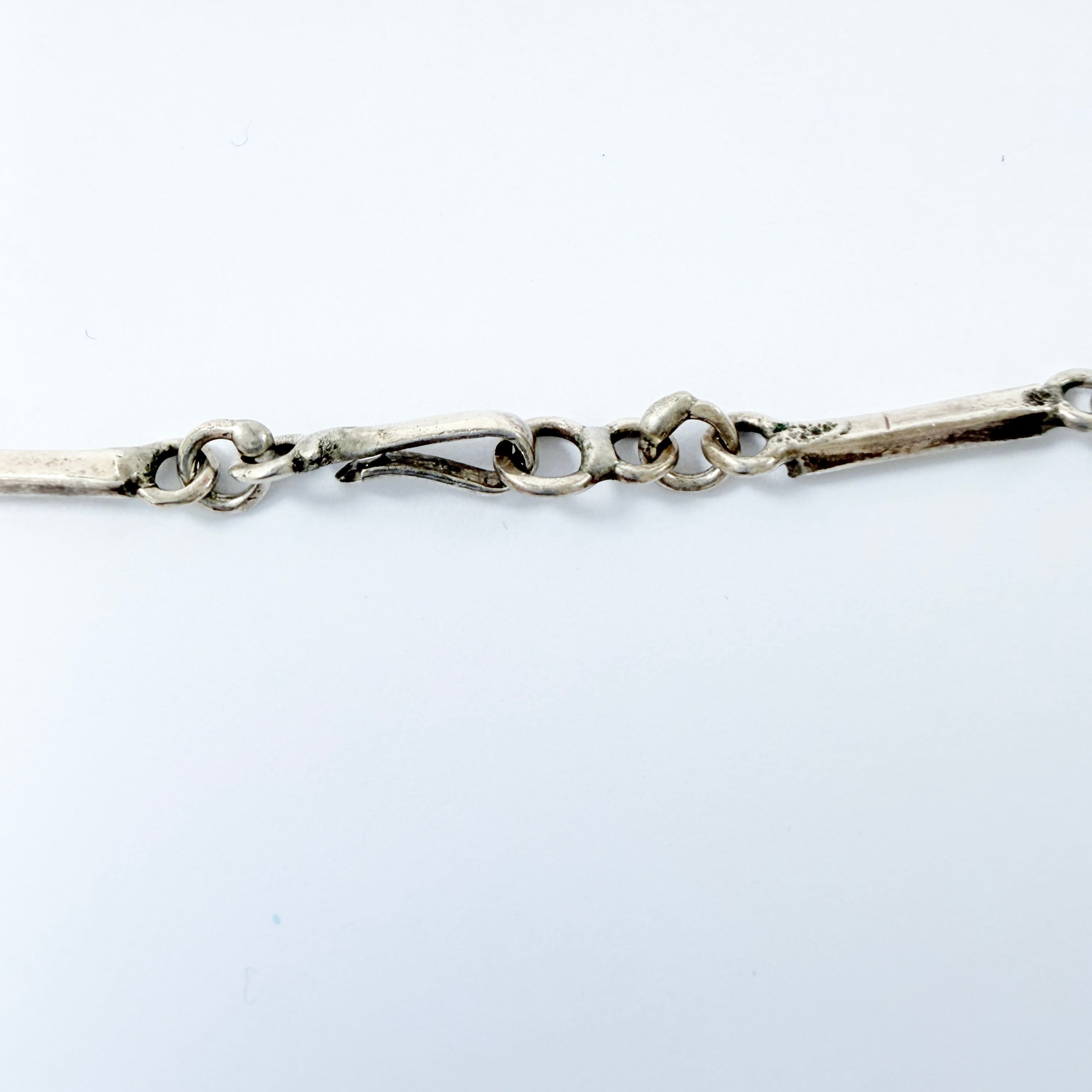 Los Ballesteros, Mexico. Vintage Sterling Silver Turquoise