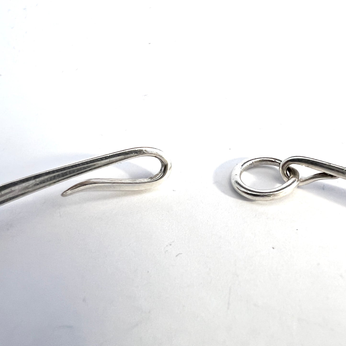 Bent Gabrielsen for Hans Hansen Denmark 1960s Sterling Silver Necklace Design no 320.