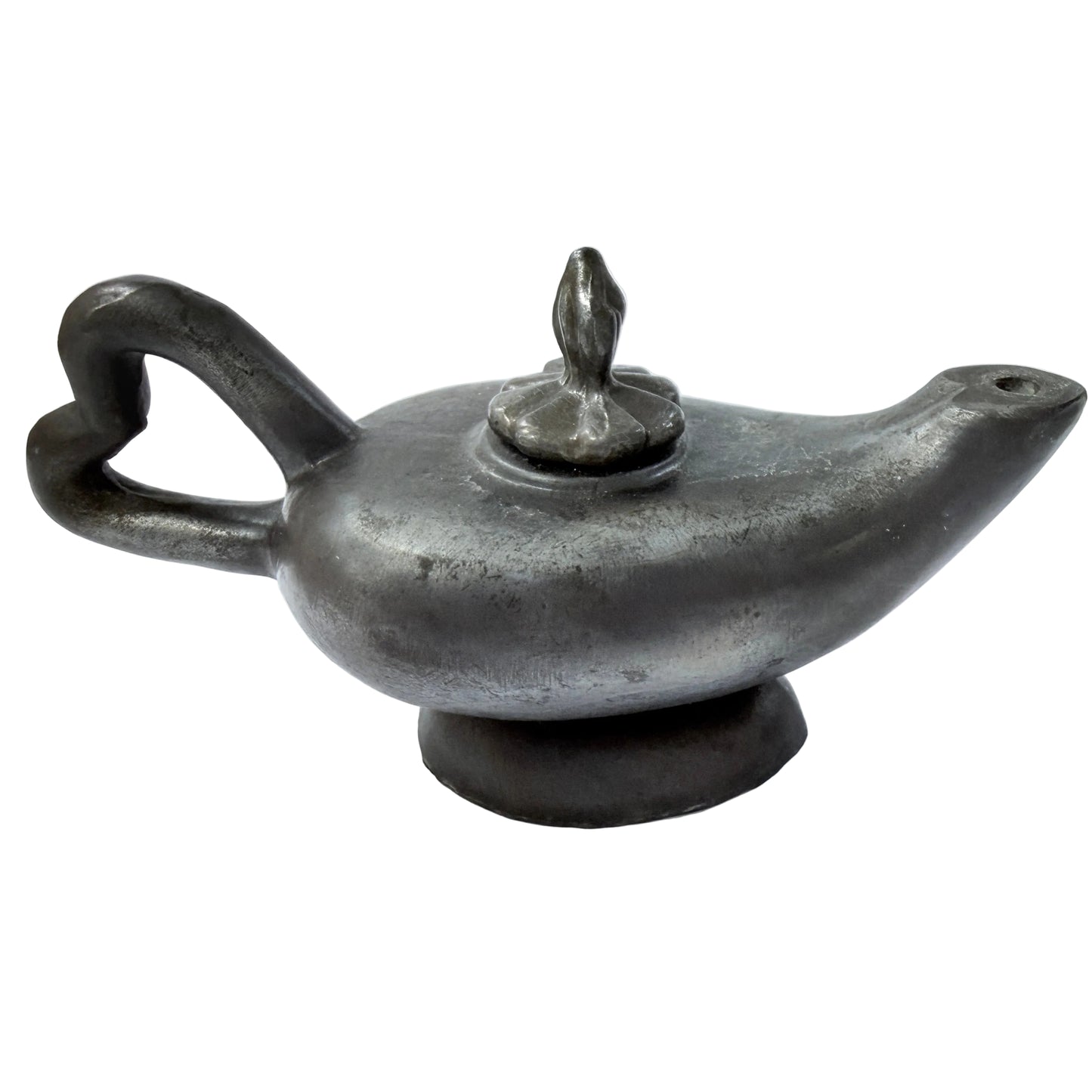 Vintage / Antique Small Cast Iron Oil Lamp