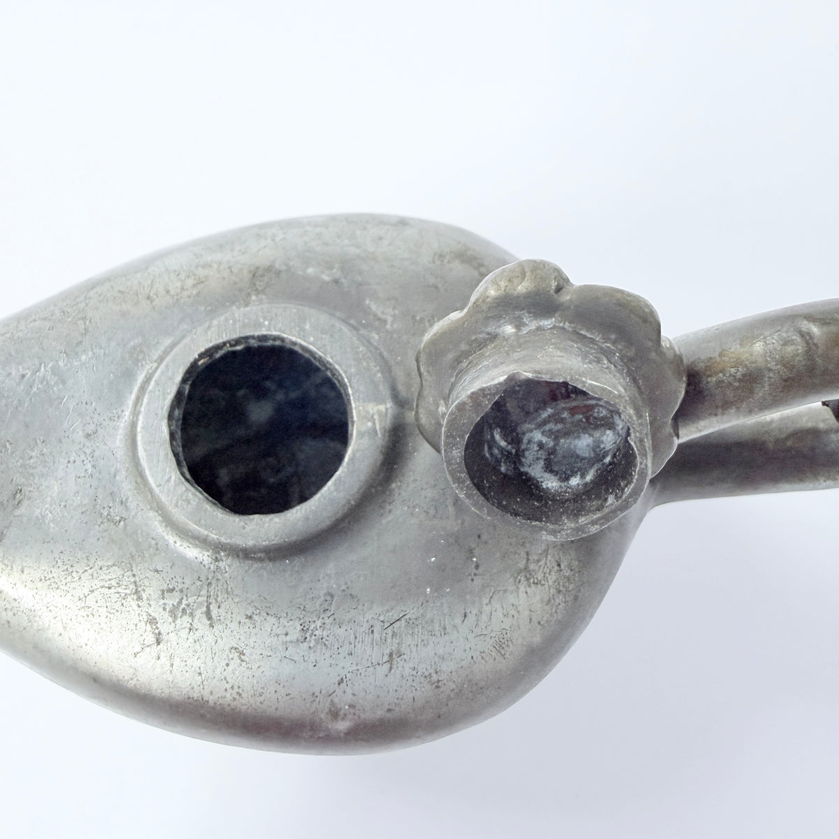 Vintage / Antique Small Cast Iron Oil Lamp