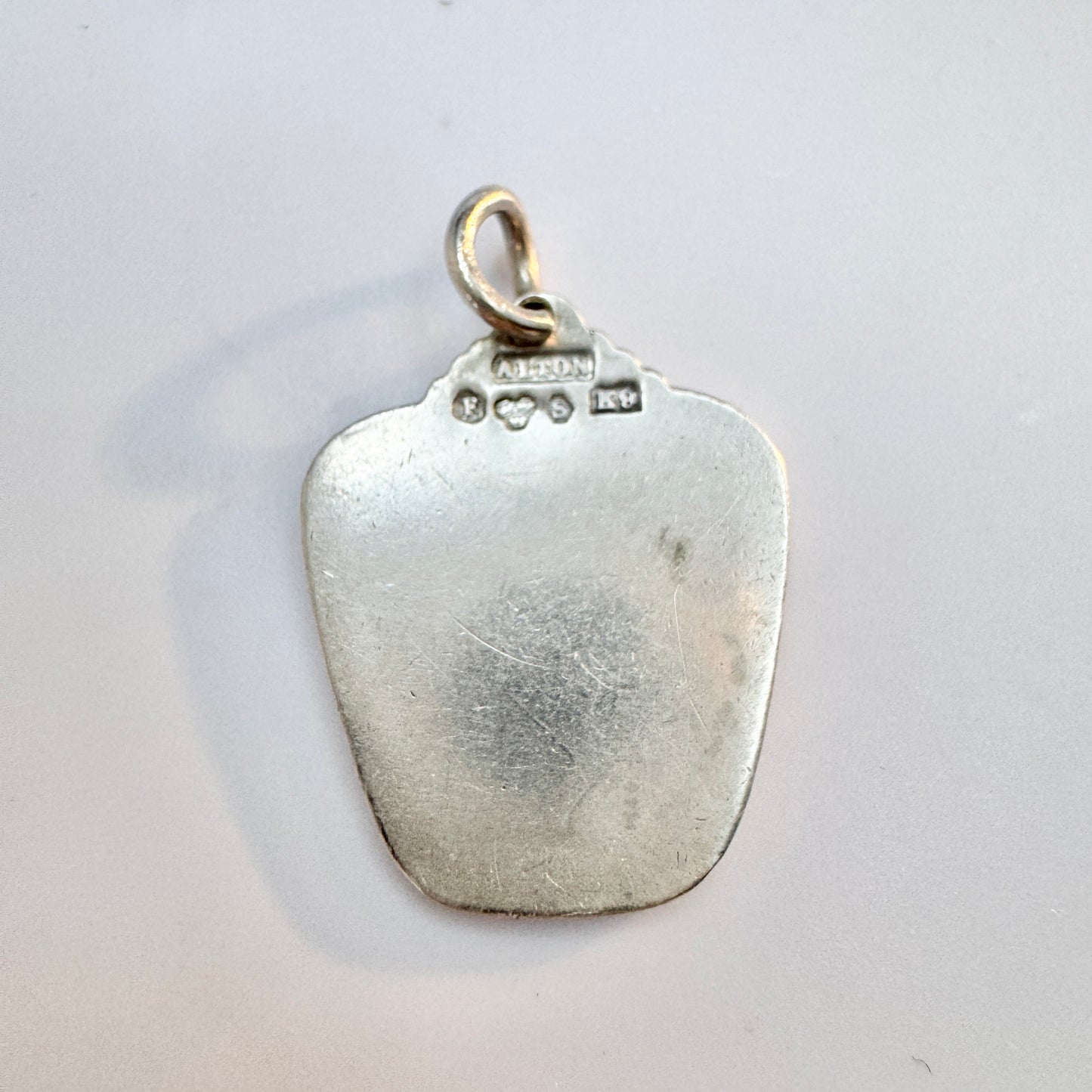 Alton, Sweden year 1960. Vintage Silver Zodiac Sagittarius Charm Pendant.