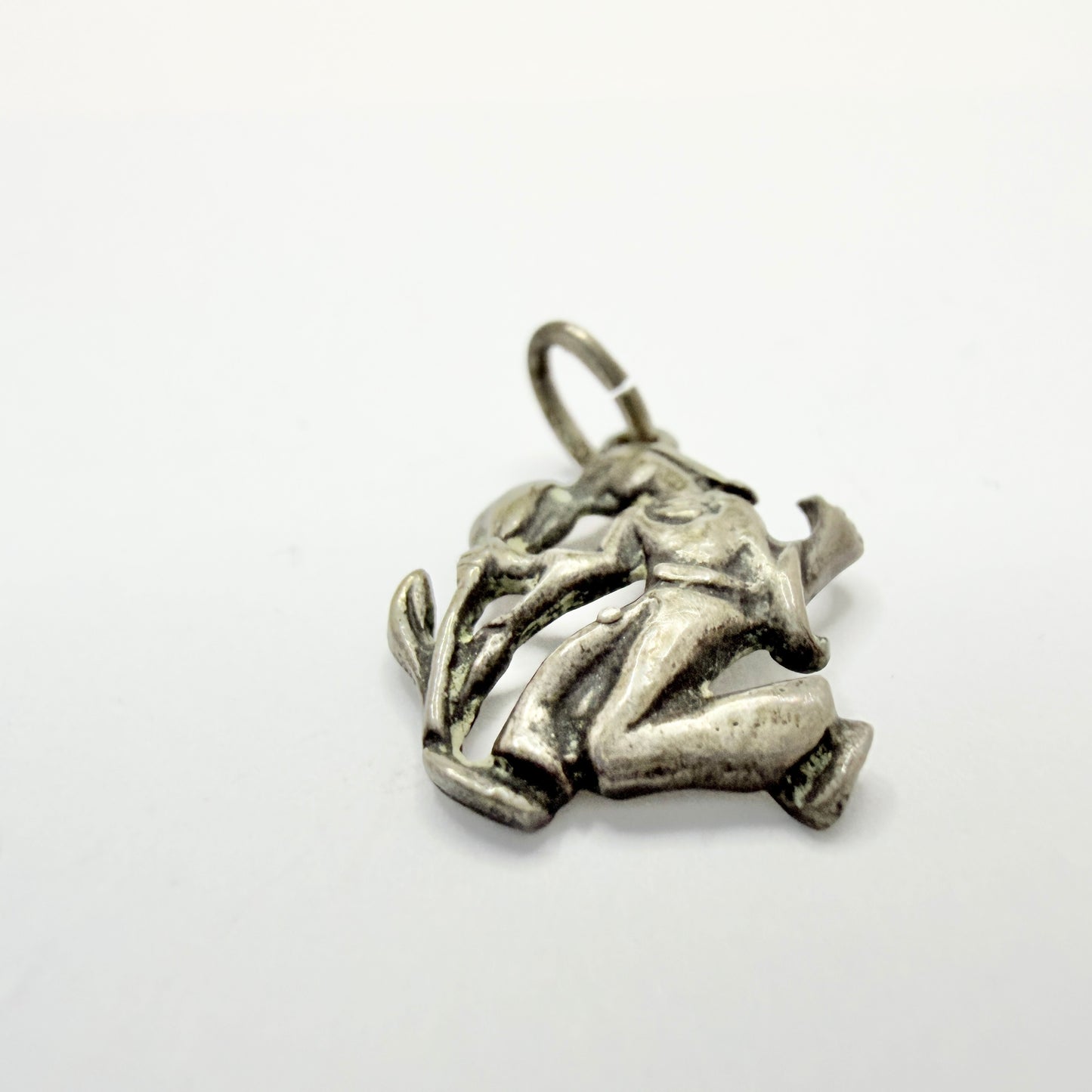 Kaplan, Sweden year 1960. Vintage Solid Silver Zodiac Virgo Charm