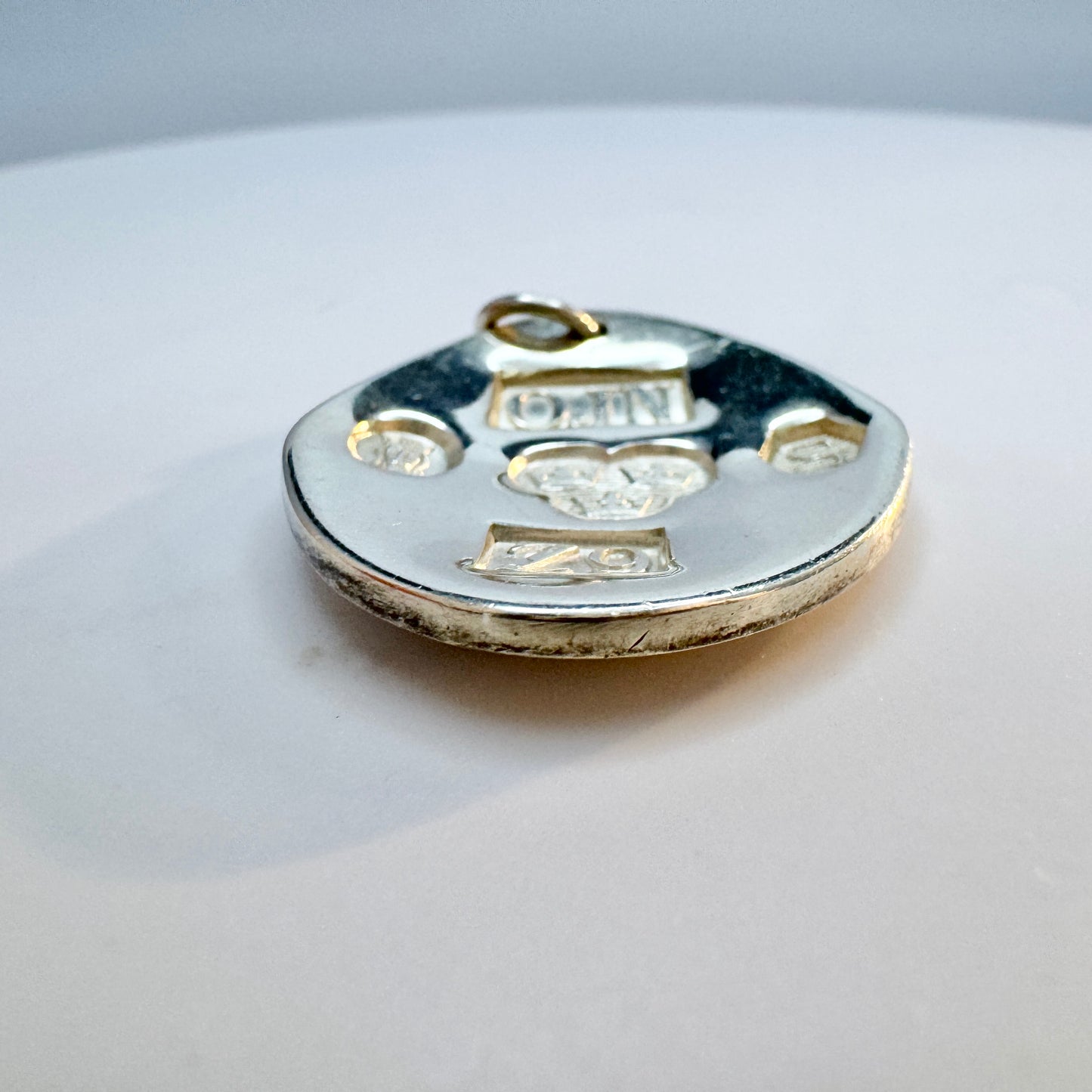 Owe Johansson, Sweden 1974. Sterling Silver Hallmarks Pendant