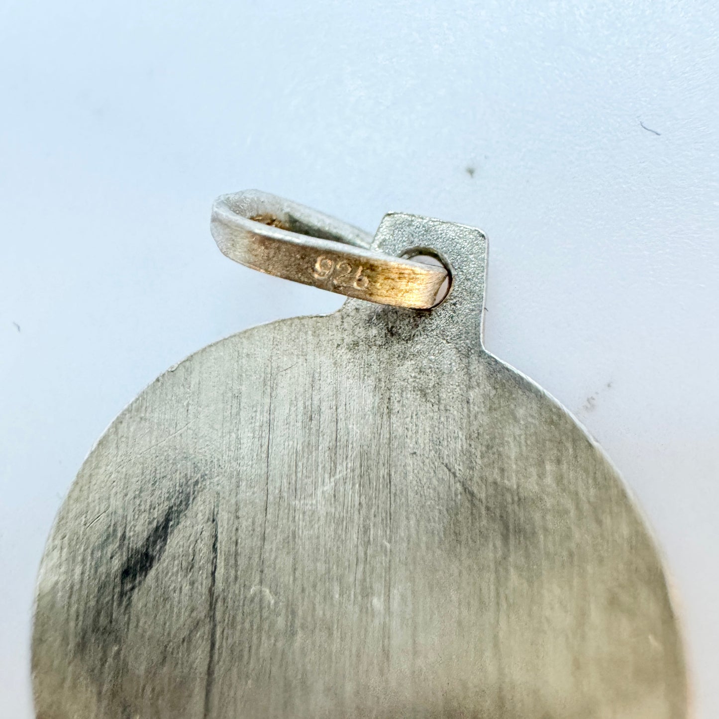 Vintage ca 1960. Sterling Silver Zodiac Pisces Signet Ring + Pendant.