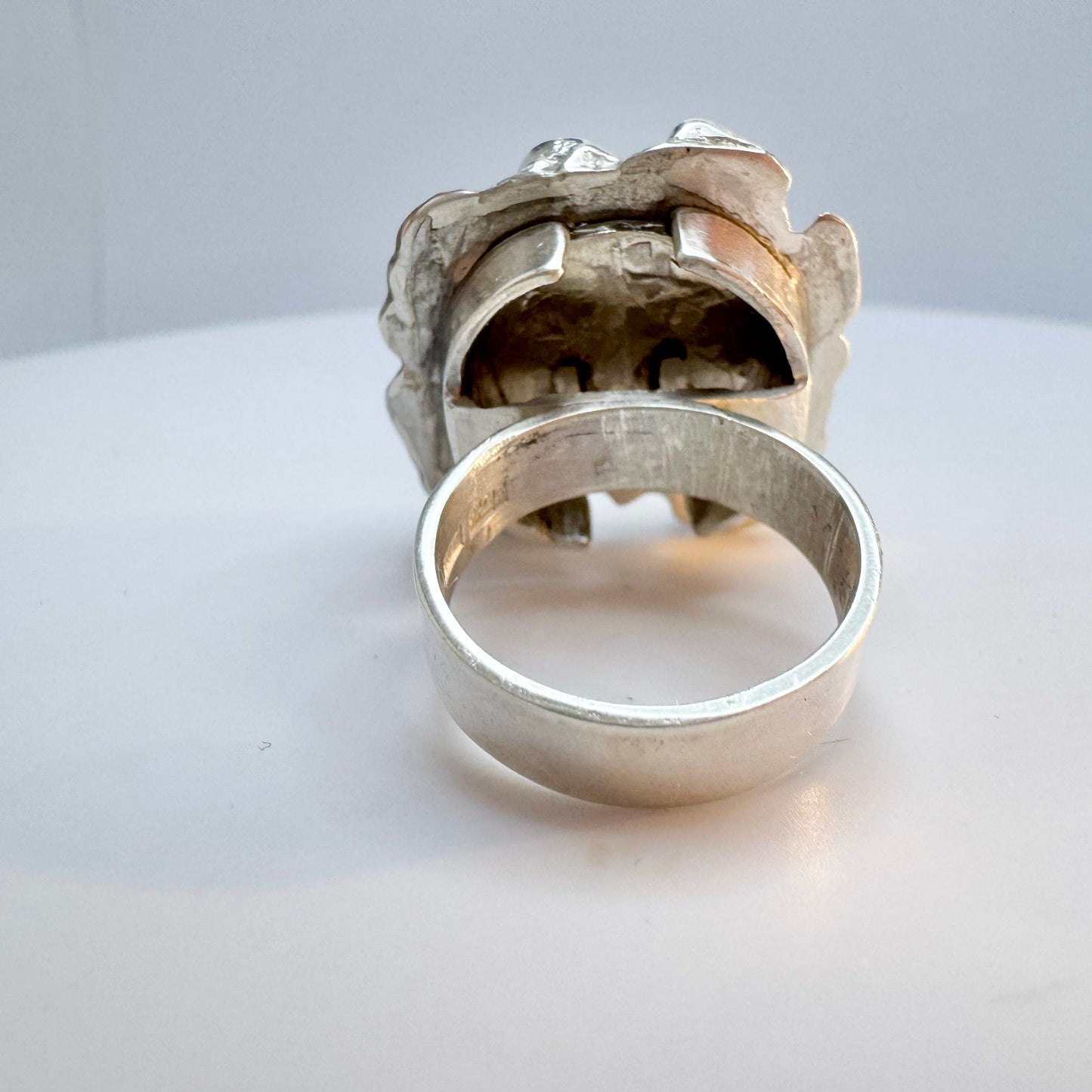 Sweden 1978. Chunky Vintage Sterling Silver Ring.