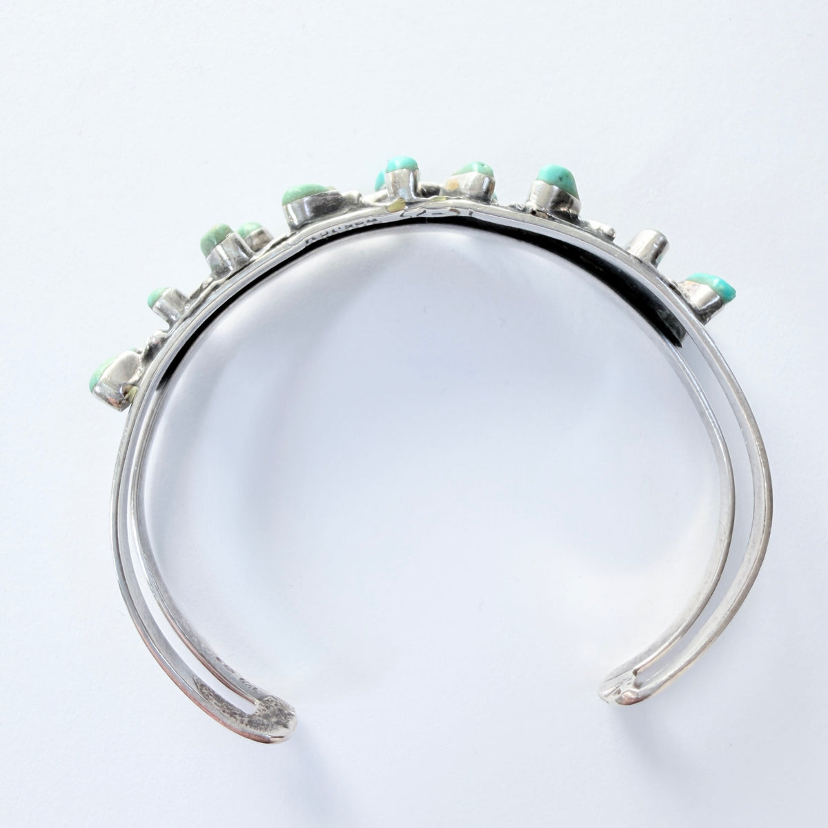 Mexico. Vintage Sterling Silver Turquoise Bracelet.