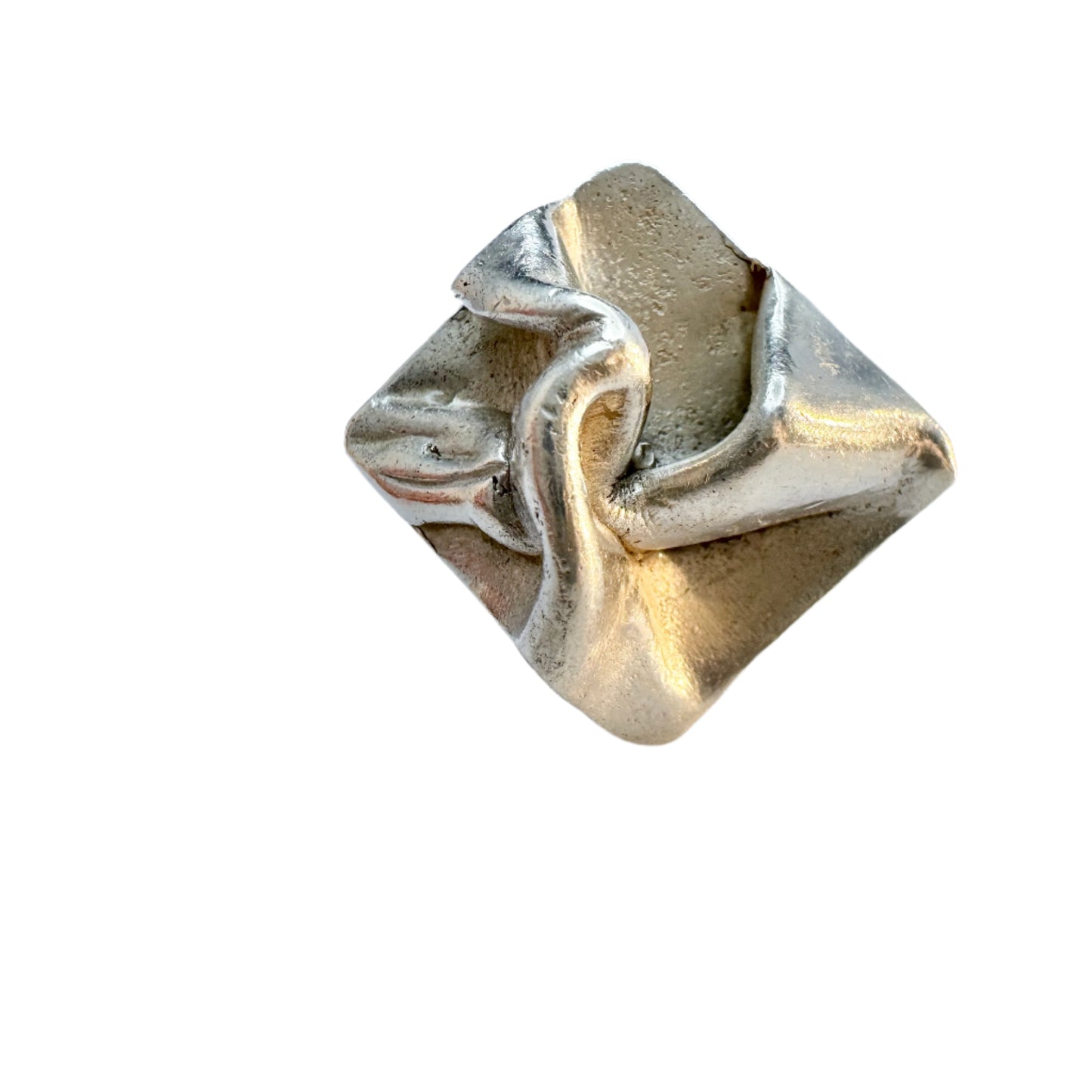 Pernlos, Sweden 1973. Vintage Sterling Silver Ring.