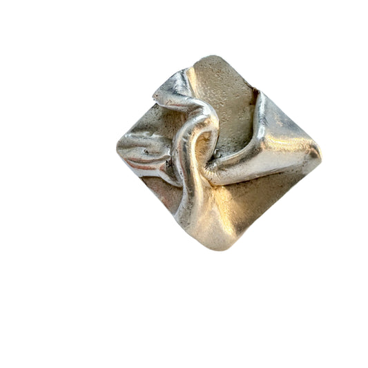 Pernlos, Sweden 1973. Vintage Sterling Silver Ring.
