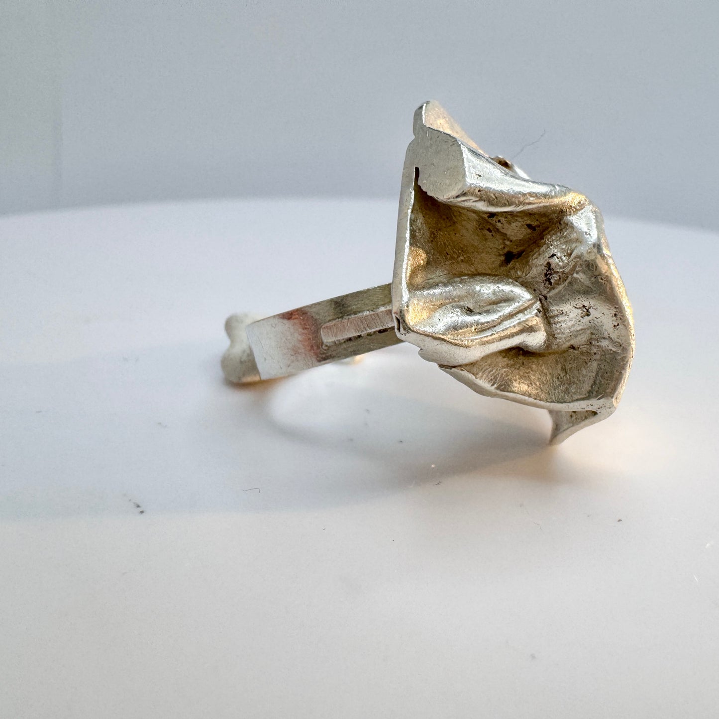 Pernlos, Sweden 1973. Vintage Sterling Silver Ring.