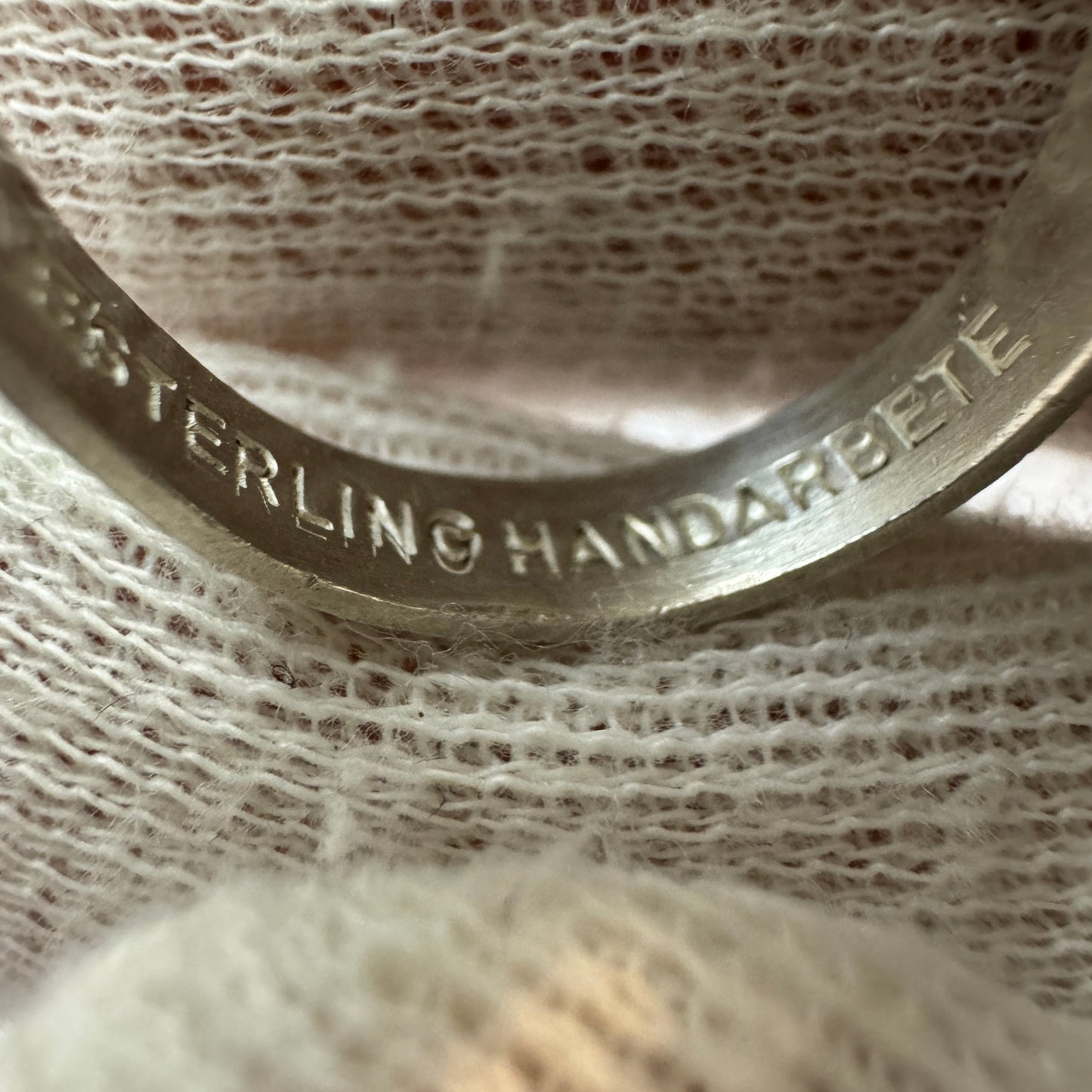 Pernlos, Sweden 1973. Vintage Sterling Silver Ring.