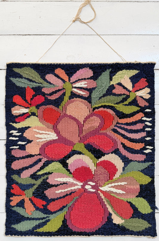 Sweden ca 1970. Vintage Flemish Tapestry Wall Hanging Art