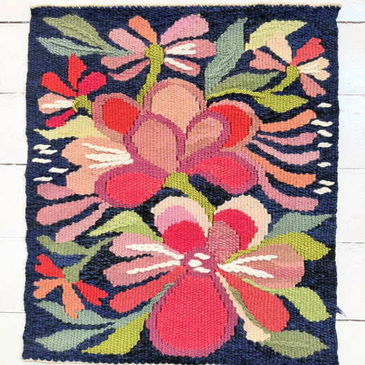 Sweden ca 1970. Vintage Flemish Tapestry Wall Hanging Art