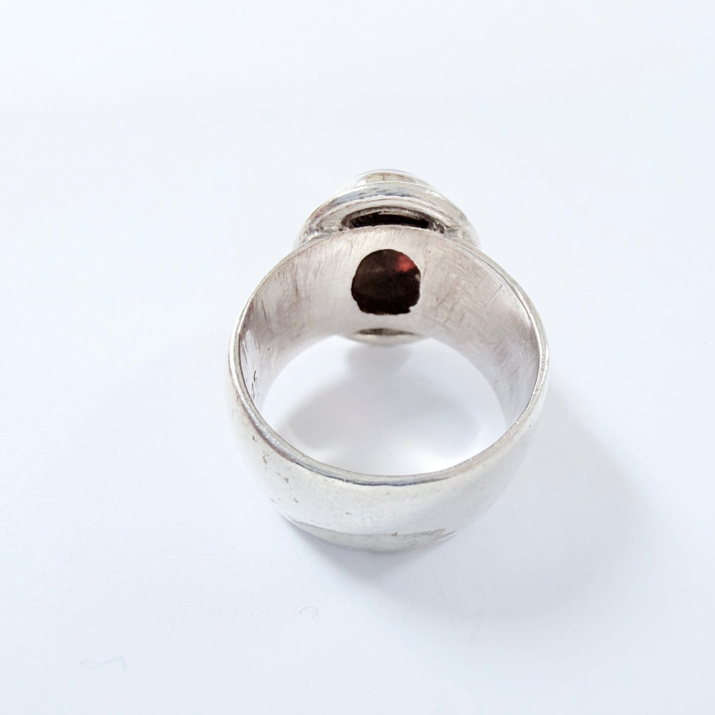 Vintage Sterling Silver Carnelian Ring.