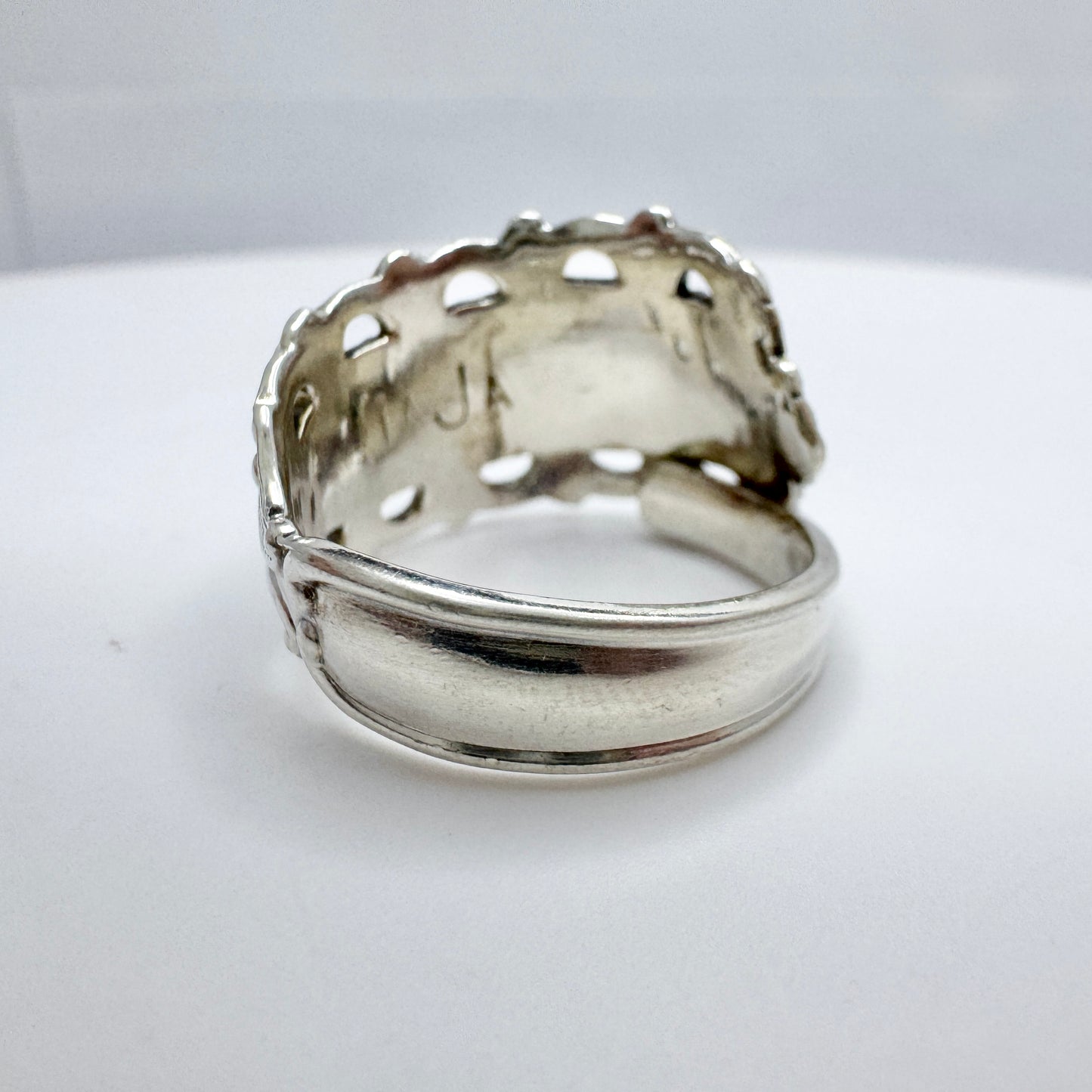 Sweden 1967. Vintage Sterling Silver Luck / Happiness Ring.