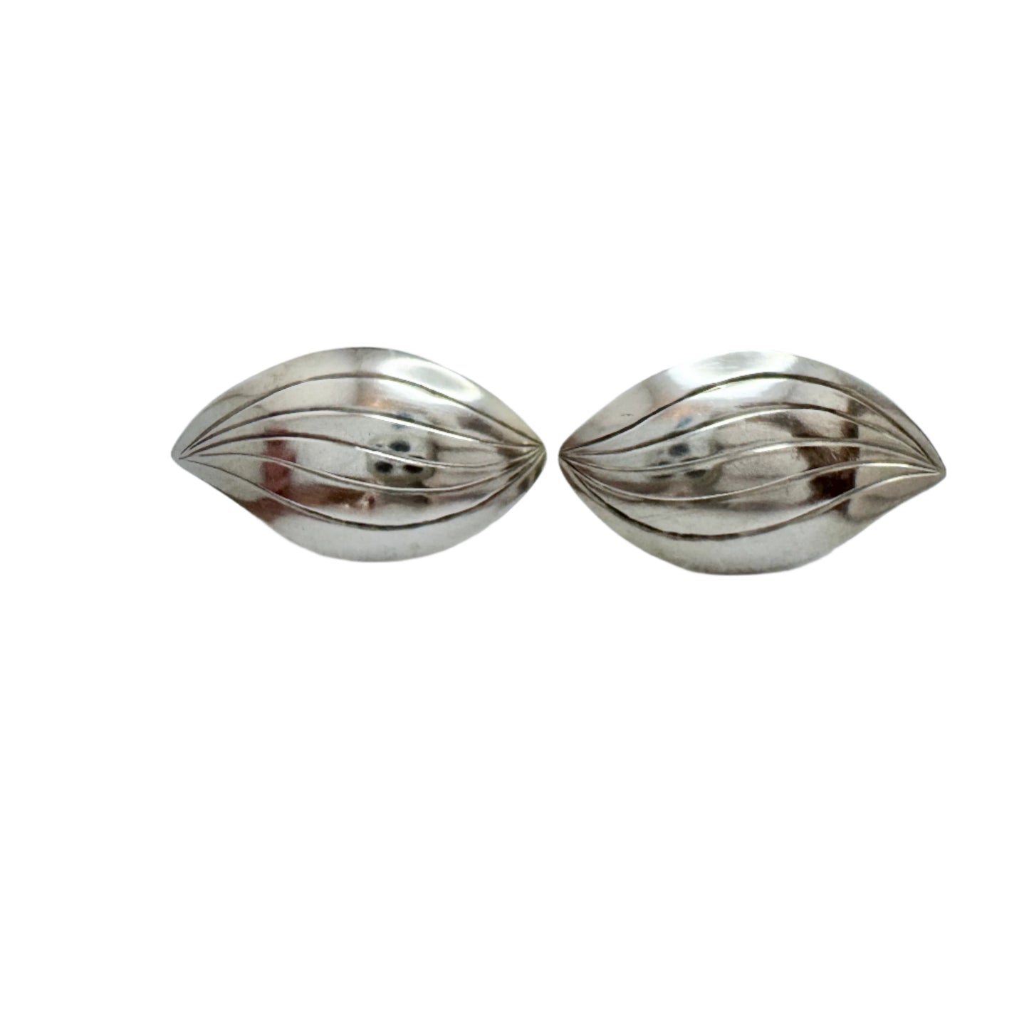 Sigurd Persson for Ateljé Stigbert, Sweden 1953. Vintage Sterling Silver Earrings.
