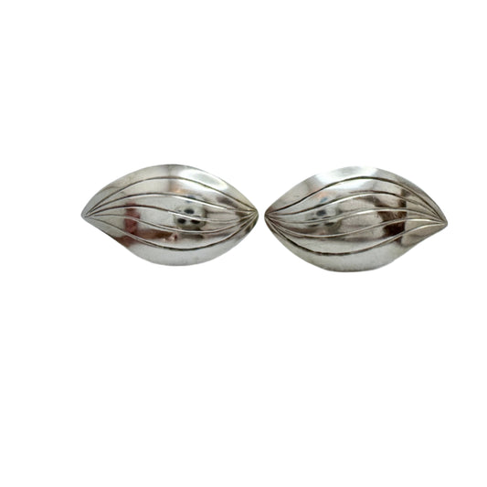 Sigurd Persson for Ateljé Stigbert, Sweden 1953. Vintage Sterling Silver Earrings.