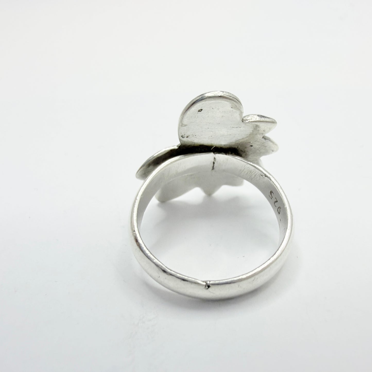 Vintage Sterling Silver Moonstone Ring.
