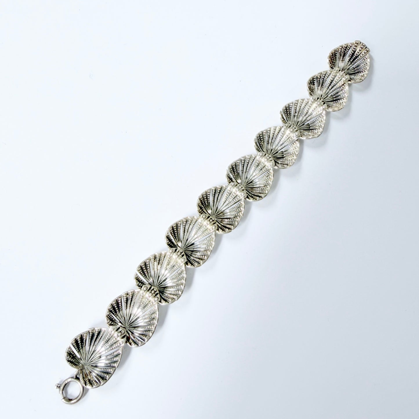 Vintage 1950-60s. Mid-century Solid Silver Bracelet.