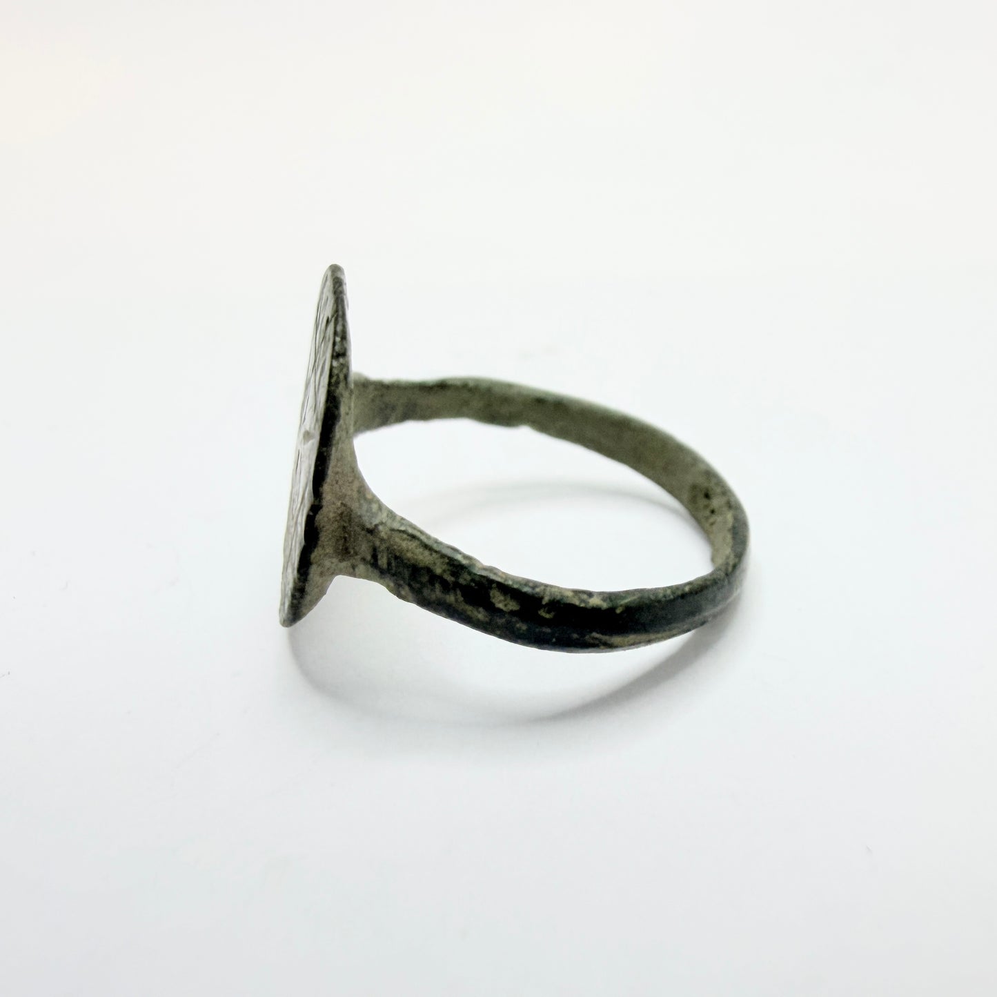 Antique Ancient Bronze Signet Ring.