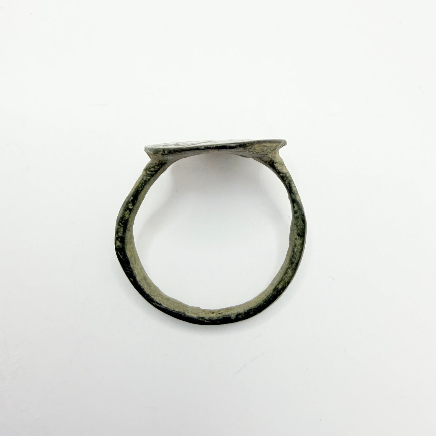 Antique Ancient Bronze Signet Ring.